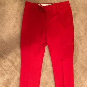 Banana Republic Red Womens Dress Pants